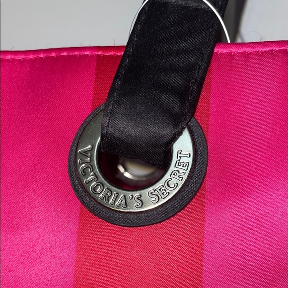 Victoria's Secret Fuchsia Striped Tote - Picture 3 of 8